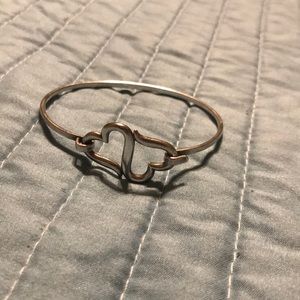 James Avery two hearts clasp bracelet